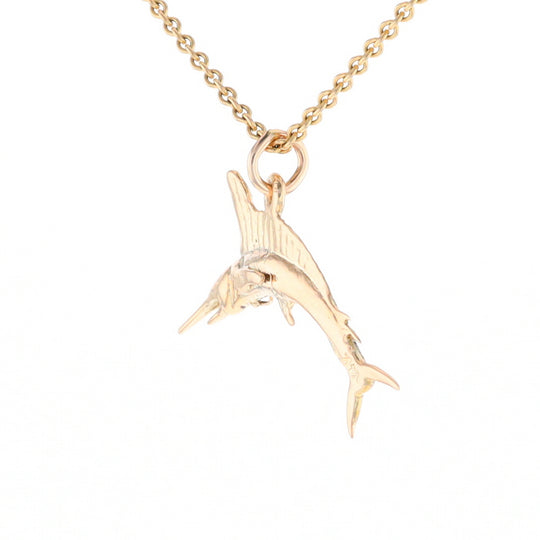 Gold Sailfish Pendant