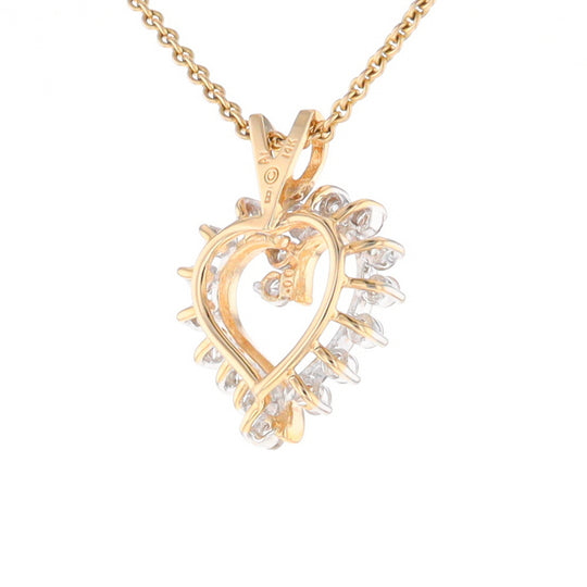 Open Heart Diamond Pendant