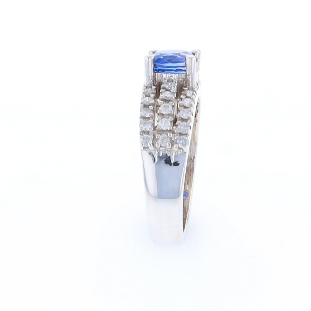 Sapphire Triple Band Ring