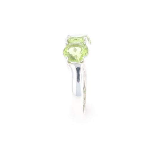 Triple Peridot Ring