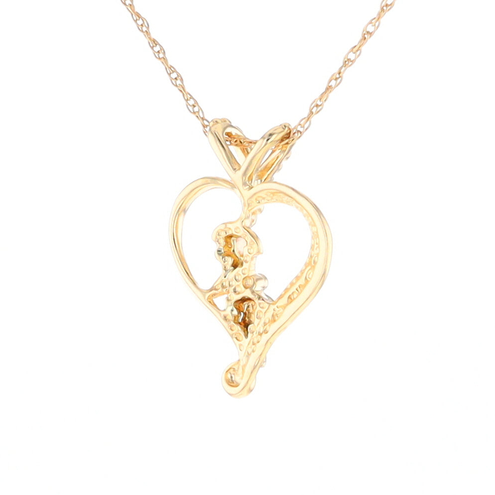 Black Hills Gold Open Heart Necklace