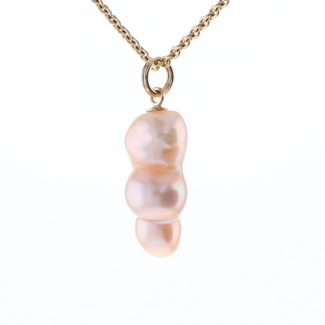 Baroque Triple Pearl Pendant