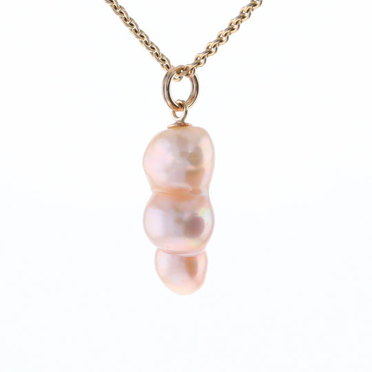 Baroque Triple Pearl Pendant