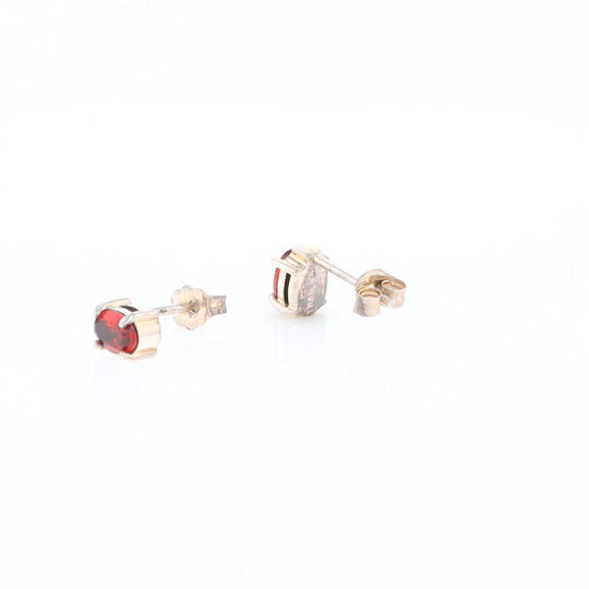 Garnet Stud Earrings