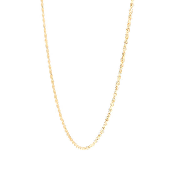 14KT Yellow Gold Rope Chain 1.5mm 30 Inches