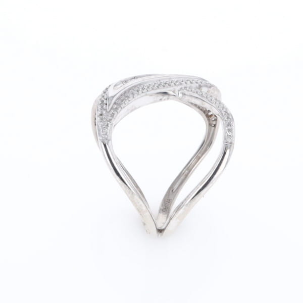 Dramatic Bypass Diamond Ring