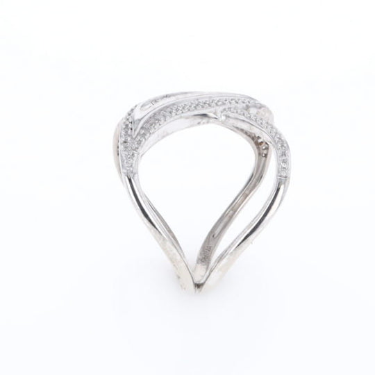 Dramatic Bypass Diamond Ring