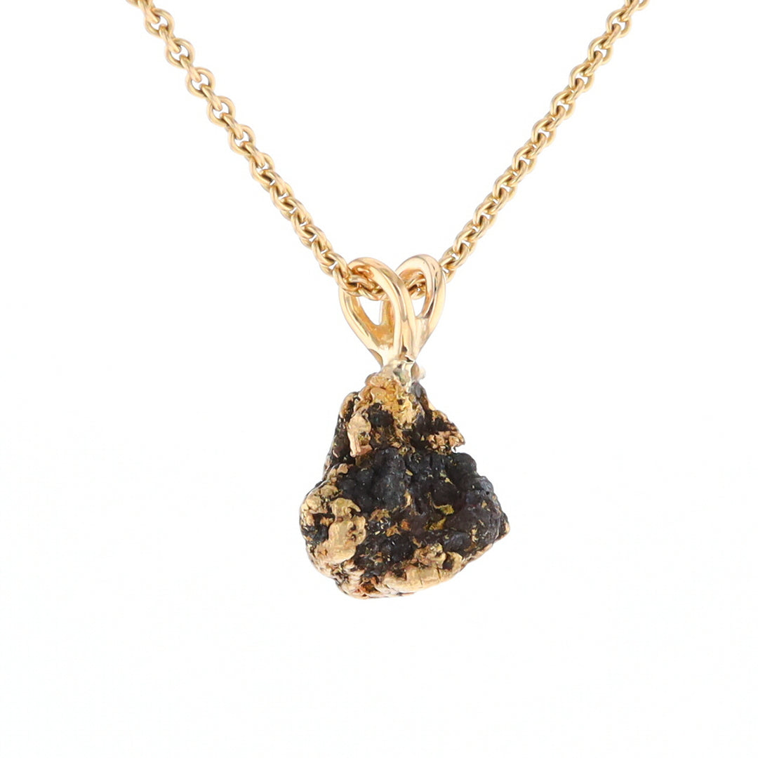 Natural Gold Nugget Pendant