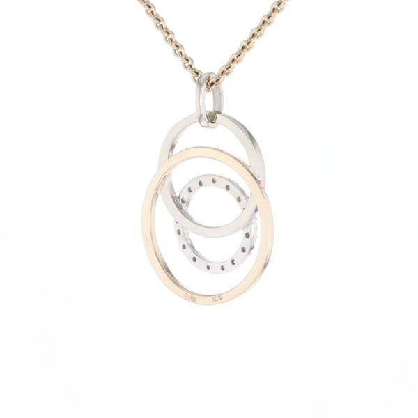 Two-Tone Interlocking Pendant