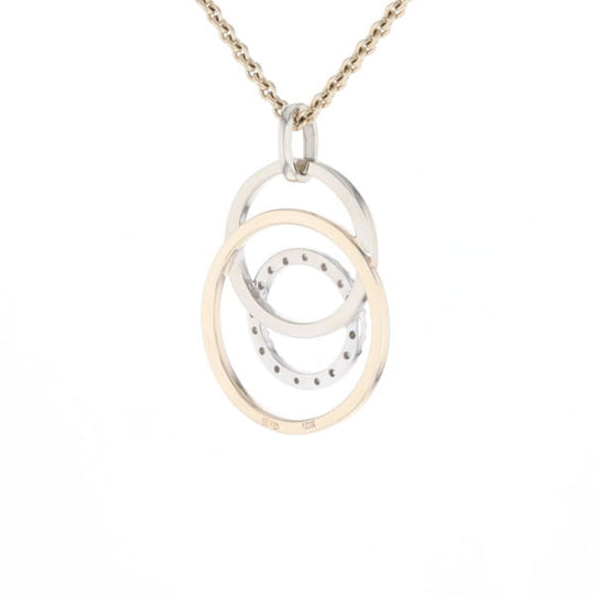 Two-Tone Interlocking Pendant