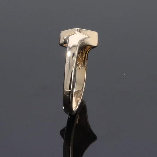Opal Rings Diamond Shape Inlaid Design