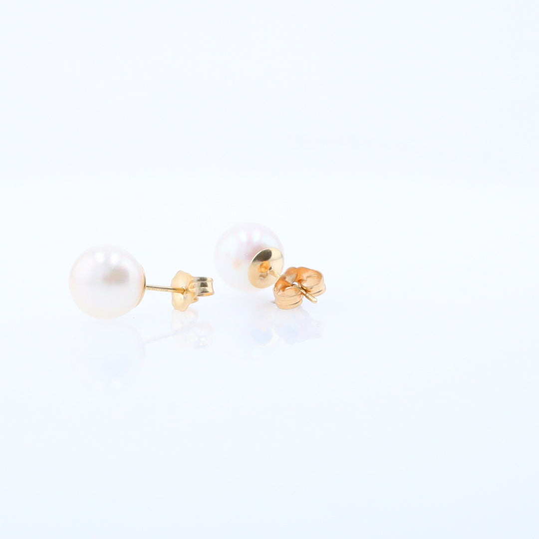 Pearl Stud Earrings