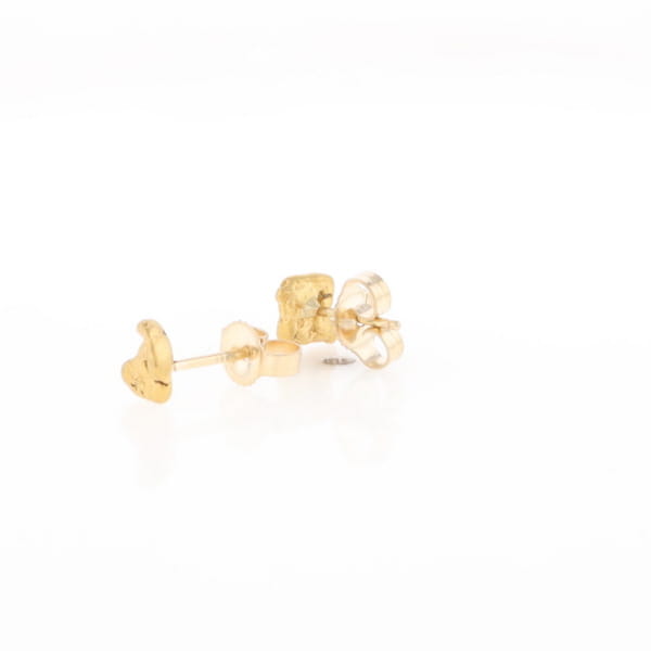 Natural Gold Nugget Earrings