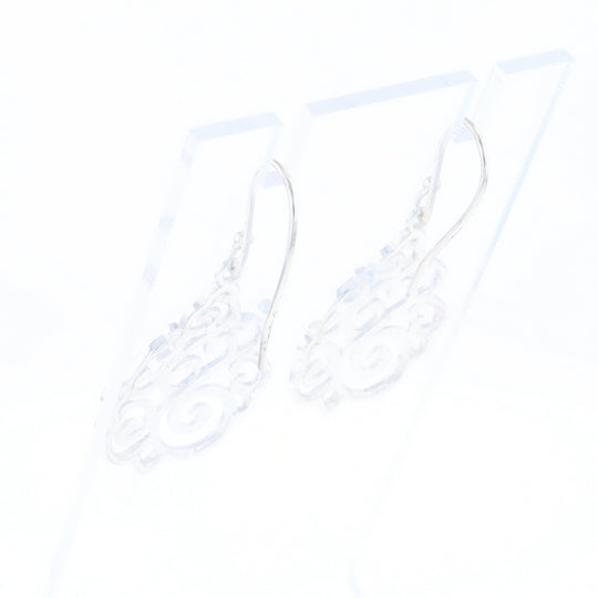 Drop Dangle Swirl Fishhook Earrings