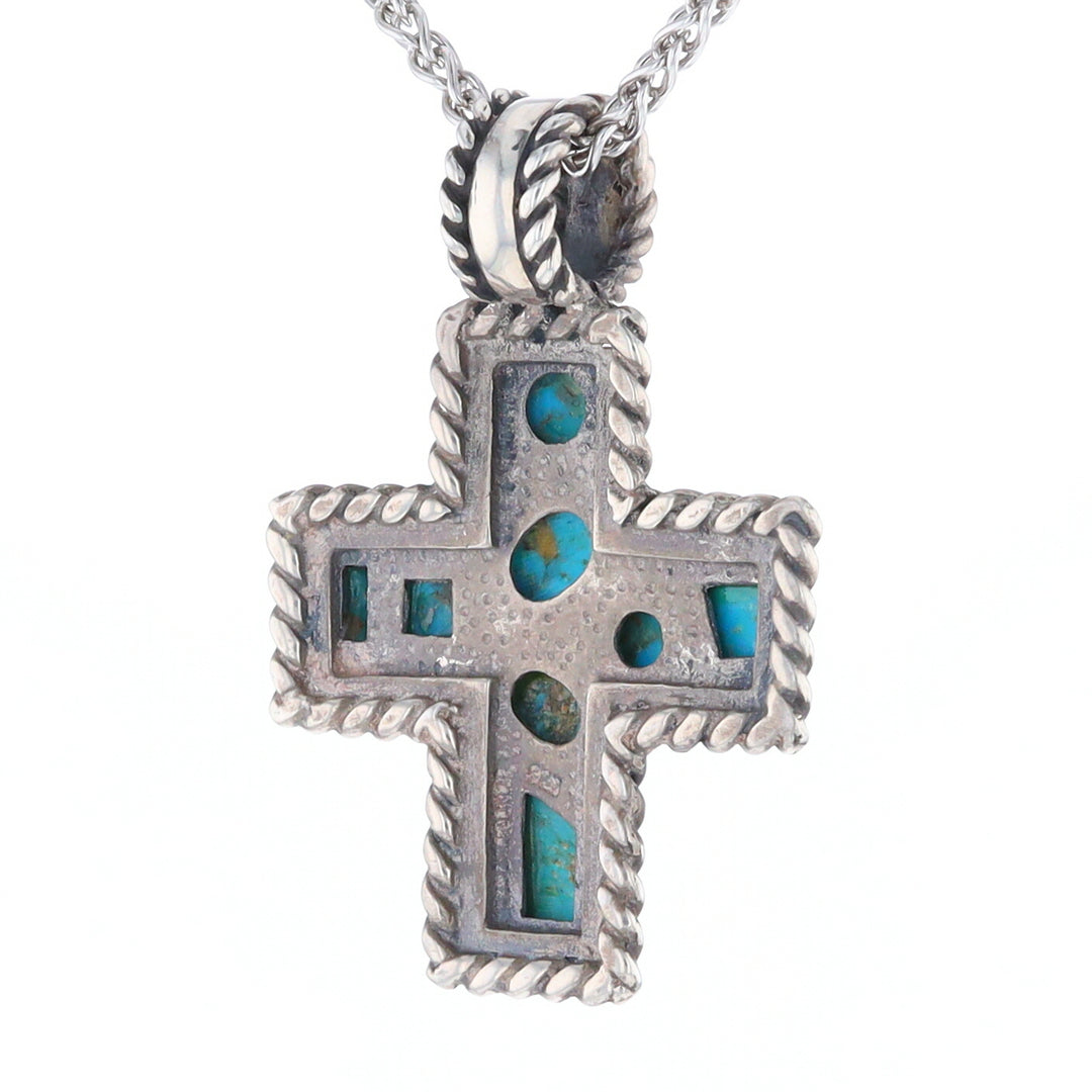 Turquoise Cross Pendant