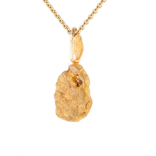 20K Natural Gold Nugget Pendant