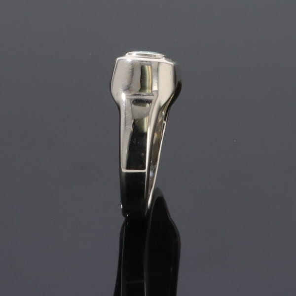 Opal Rings Rectangle Inlaid Design Lady's Ring