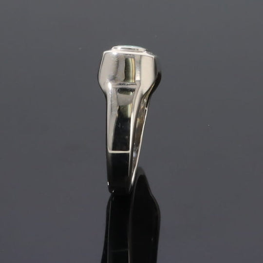 Opal Rings Rectangle Inlaid Design Lady's Ring