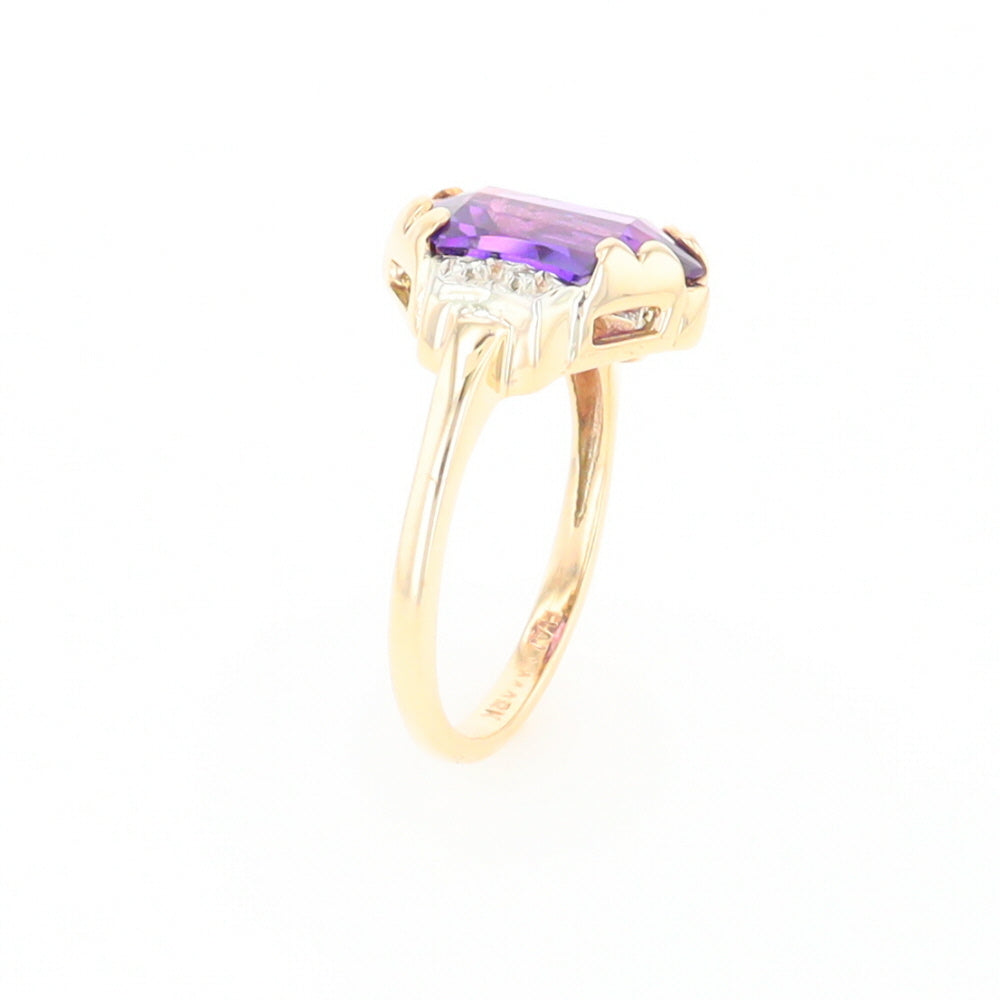 Vintage Hexagon Sapphire Ring