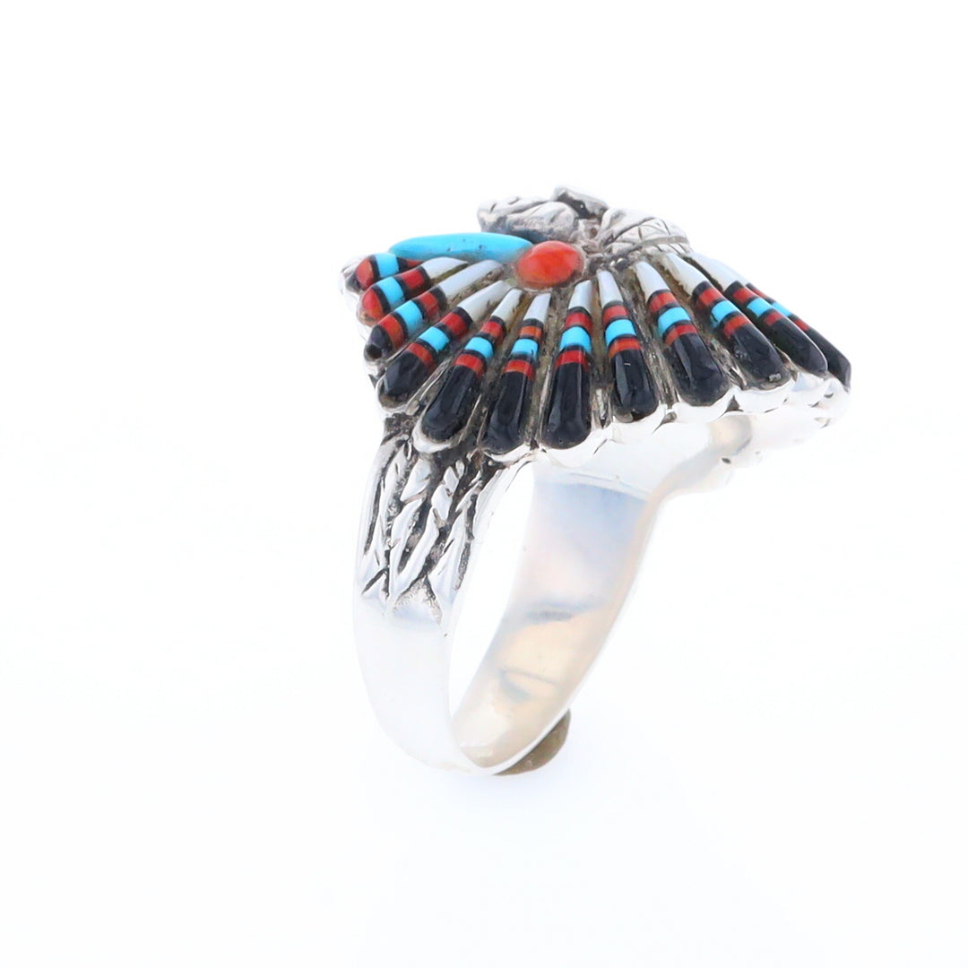 Native American Head Dress Ring