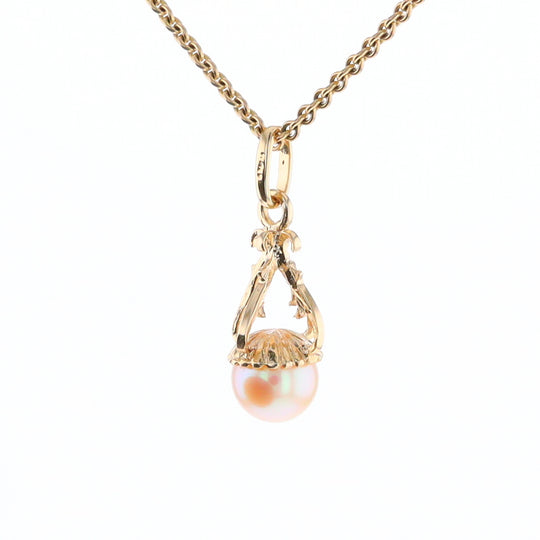 Swirl Chandelier Pearl Pendant