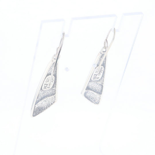 Native Triangle Turquoise Hook Earrings