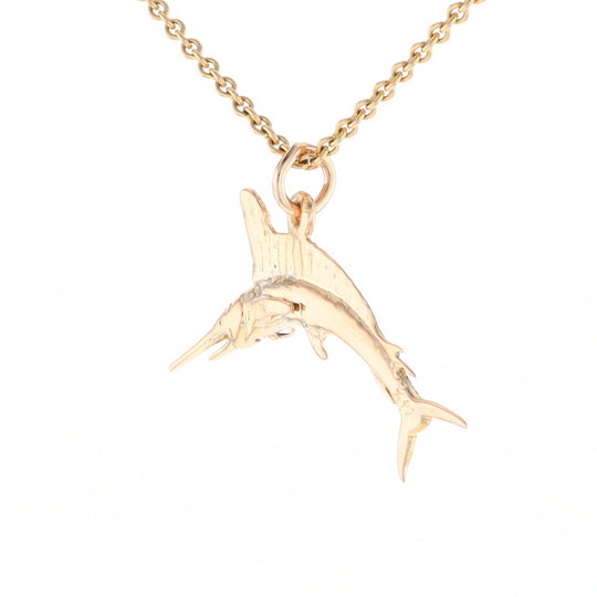 Gold Sailfish Pendant