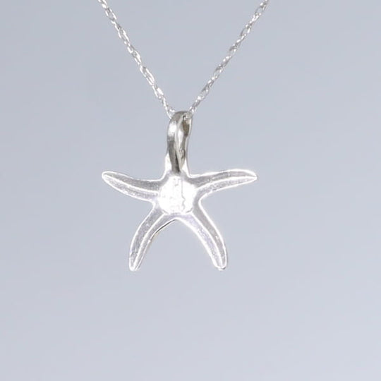 Opal Pendant Inlaid Realistic Star Fish Design