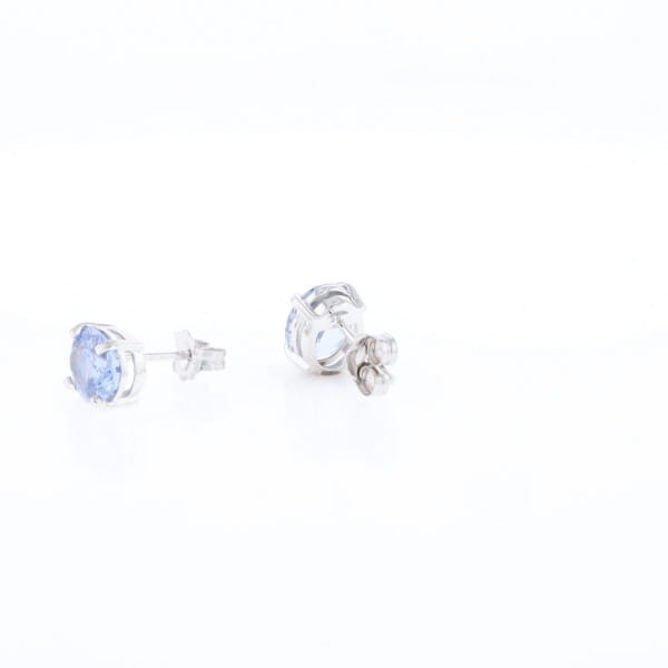 Ceylon Sapphire Stud Earrings