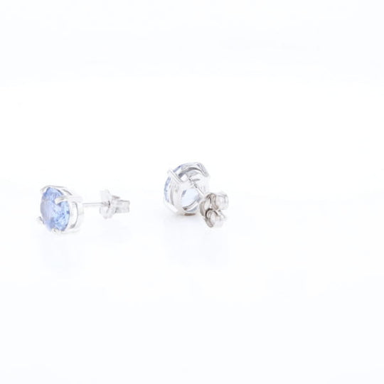 Ceylon Sapphire Stud Earrings