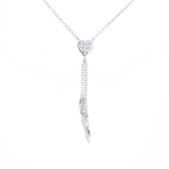 14K Triple Heart Necklace