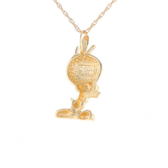 Gold Tweety Bird Pendant