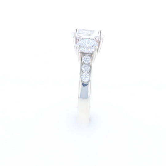 Three Stone Cubic Zirconia Ring