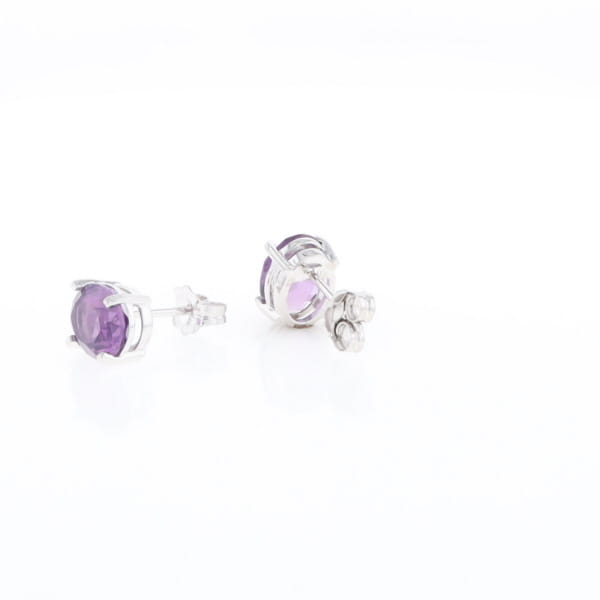 Amethyst Stud Earrings