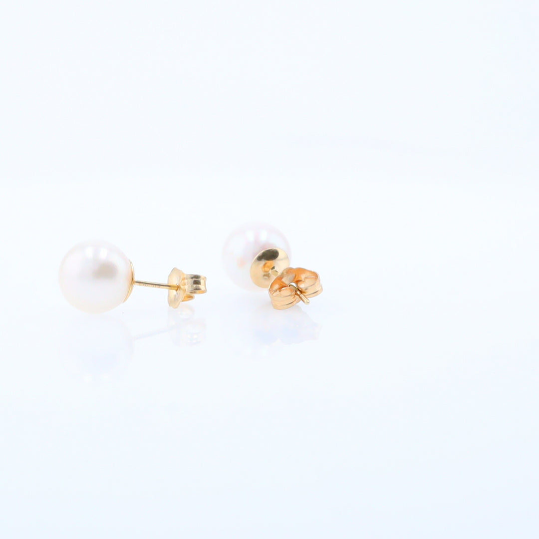 Pearl Stud Earrings