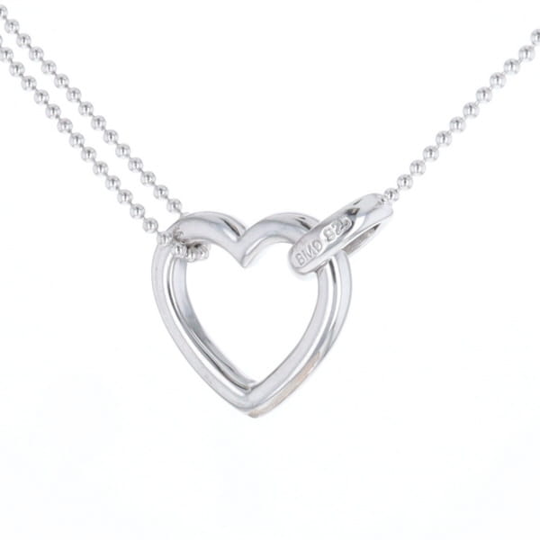 Diamond Clip Heart Necklace