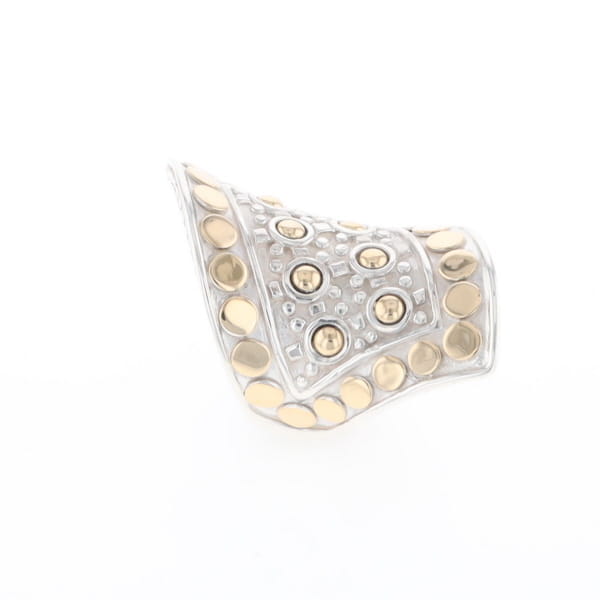 John Hardy Two-Tone Curved Ring
