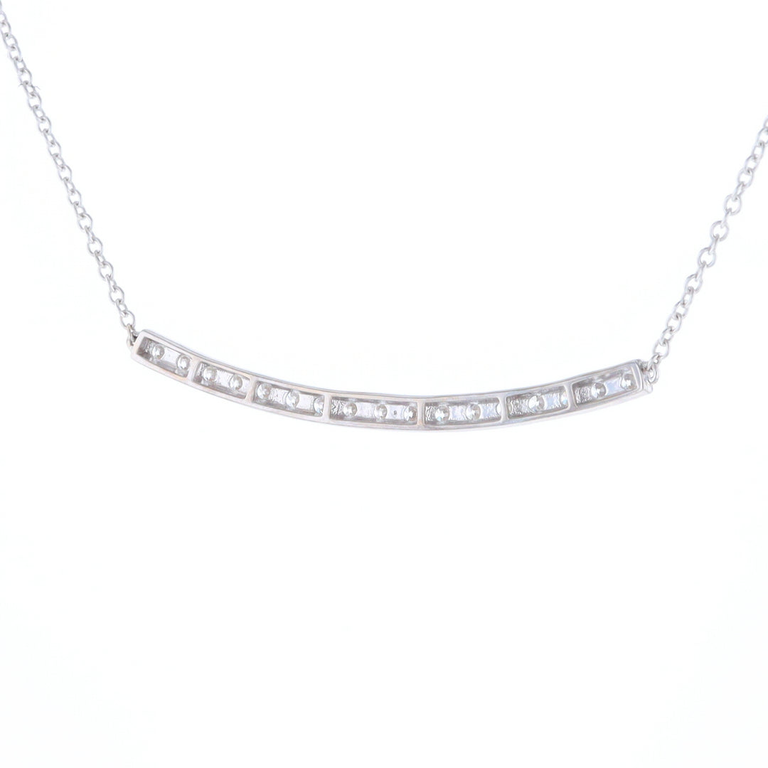 Diamond Bar Necklace