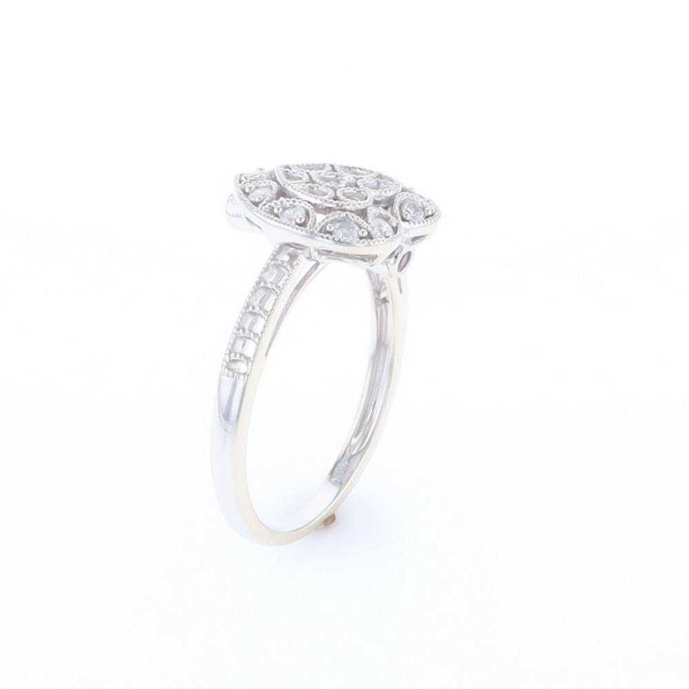 Open Heart Filigree Ring