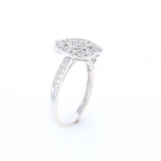 Open Heart Filigree Ring