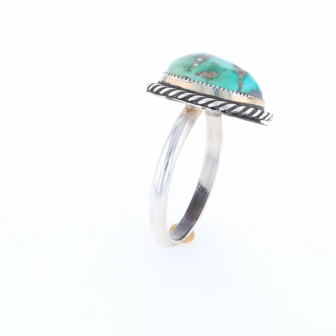 Bezel Set Turquoise Ring