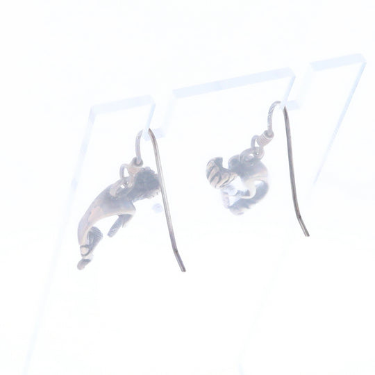 Silver Kokopelli Dangle Earrings