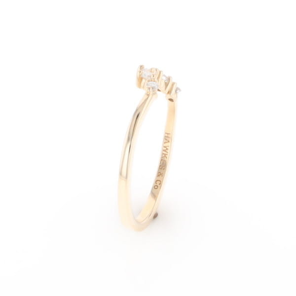 Yellow Gold Shadow Band