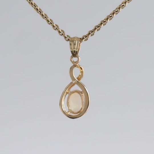 Swirl Opal Pendant
