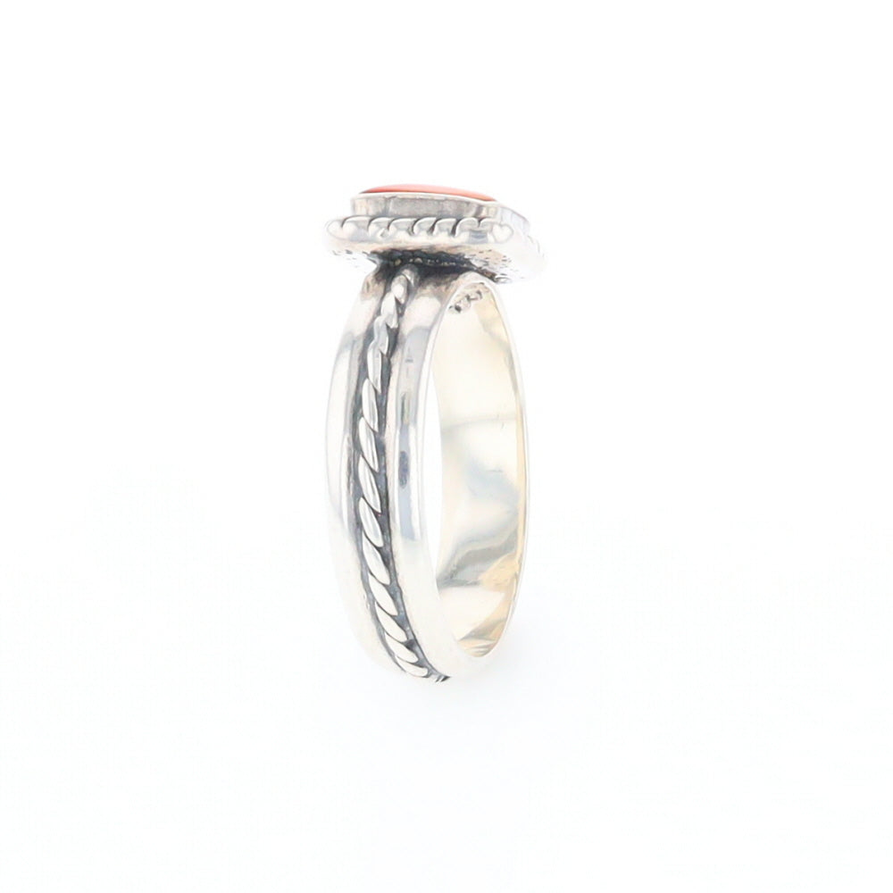 Braided Square Spiny Oyster Ring