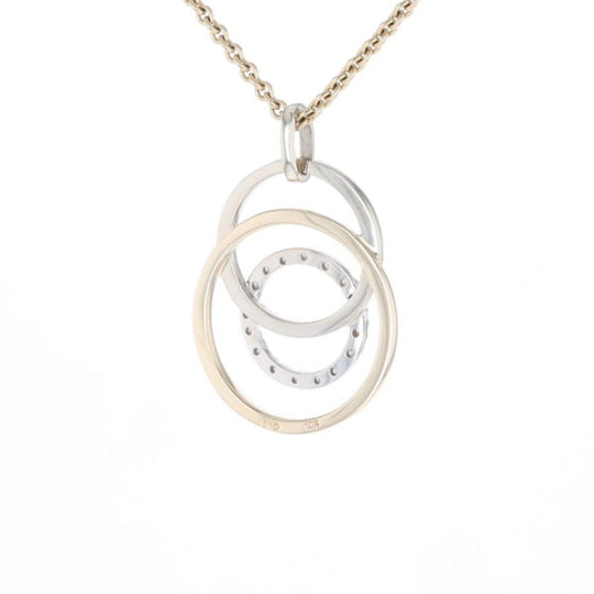 Two-Tone Interlocking Pendant