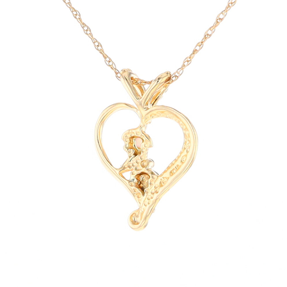 Black Hills Gold Open Heart Necklace