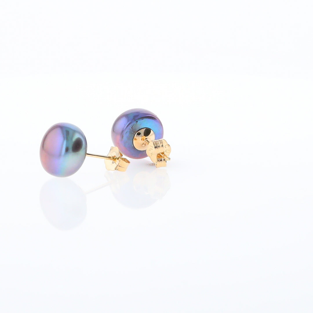 Tahitian Grey Pearl Studs