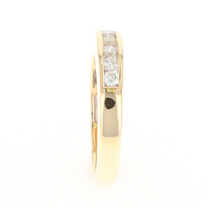 Channel Set Diamond Wedding Band in 14K Gold