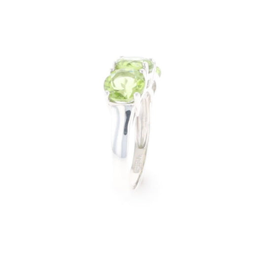 Triple Peridot Ring